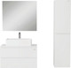 Миниатюра изображения товара Тумба под умывальник Onika Алеста 80 / 108065 (белый)