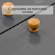 Миниатюра изображения товара Тумба Dipriz Раст 2дв.+2ящ. с перегородками / Д.20293.3 (серый воск/антик)