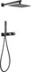 Миниатюра изображения товара Душевая система со смесителем Abber Rund AF8718NG (никель)