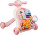 Миниатюра изображения товара Ходунки-каталка Labalu Комфорт и интеллект для малышей 3 в 1 (розовый)