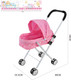 Миниатюра изображения товара Коляска для куклы Labalu Eva (розовый)