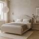 Миниатюра изображения товара Полуторная кровать Sonit Dana 120x200 велюр River (01 крем)
