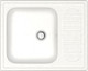Миниатюра изображения товара Мойка кухонная Marrbaxx 15/G31 / F015G031 (белый)