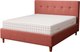 Миниатюра изображения товара Двуспальная кровать Sonit Mira 160x200 велюр River (07 пыльная роза)
