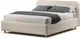 Миниатюра изображения товара Двуспальная кровать Sonit Mia 160x200 с ПМ шенилл Eclipse (01 светло-бежевый)