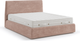 Миниатюра изображения товара Двуспальная кровать Sonit Pegaso 160x200 с ПМ велюр River  (07 пыльная роза)