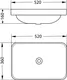 Миниатюра изображения товара Умывальник со смесителем Lauter 21441A + Cascade 21СК655C