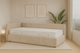 Миниатюра изображения товара Кровать-тахта Sonit Nicole левый 90x200 велюр River  (01 крем)