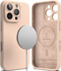 Миниатюра изображения товара Чехол-накладка Ringke Silicone Magnetic Magsafe для iPhone 16 Pro Max (розовый песок)