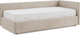 Миниатюра изображения товара Кровать-тахта Sonit Nicole правый 90x200 велюр River (01 крем)