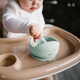 Миниатюра изображения товара Тарелка для кормления BabyOno Силиконовая с присоской / 1481/03 (хаки)