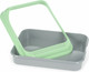Миниатюра изображения товара Туалет-лоток Альтернатива Барсик / М6931 (зеленый/серый)