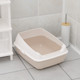 Миниатюра изображения товара Туалет-лоток Альтернатива М8579 (бежевый/белый)