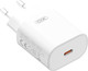 Миниатюра изображения товара Зарядное устройство сетевое XO CE25 Lightning SET (белый)