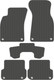 Миниатюра изображения товара Комплект ковриков для авто Alicosta 2170_1_сер для Audi A6 Allroad Quattro II C6 2006-2012 (EVA соты, серый)