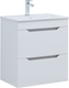 Миниатюра изображения товара Тумба под умывальник Aquanet Практика 60 / 347963 (белый глянец)