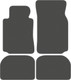 Миниатюра изображения товара Комплект ковриков для авто Alicosta 0184_1_сер для BMW 7-Series III седан/E38 1994-2001 (EVA соты, серый)