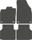 Миниатюра изображения товара Комплект ковриков для авто Alicosta 2181_1_сер для Audi Q4 SportBack E-Tron I 2021-н.в. (EVA соты, серый)