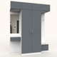 Миниатюра изображения товара Секция в прихожую Интермебель Марсель-256 / МР 01-256 (графит серый)