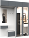 Миниатюра изображения товара Секция в прихожую Интермебель Марсель-261 / МР 01-261 (графит серый)