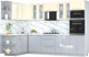 Миниатюра изображения товара Кухонный гарнитур Интерлиния Мила Пластик 1.68x3.0 LV (ваниль/туманный глянец/белый гранит)