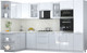 Миниатюра изображения товара Кухонный гарнитур Интерлиния Мила Пластик 1.68x3.2 LV (белый глянец/туманный глянец/опал светлый)