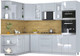 Миниатюра изображения товара Кухонный гарнитур Интерлиния Мила Пластик 1.88x2.6 LV (туманный глянец/туманный глянец/дуб бунратти)