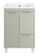 Миниатюра изображения товара Тумба под умывальник Brevita Risacca Pistachio 60 / RIS-06060-0842Я (фисташковый)