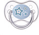 Миниатюра изображения товара Пустышка Canpol Newborn Baby силиконовая симметричная 6-18мес / 22/581 (голубой)