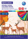 Миниатюра изображения товара Набор цветной бумаги Brauberg Мелованная / 115172 (64л, 16цв)