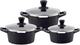 Миниатюра изображения товара Набор кастрюль JIO J3032