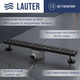 Миниатюра изображения товара Трап для душа Lauter 2120662-LMB 600x70 (черный матовый)