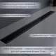 Миниатюра изображения товара Трап для душа Lauter 2120692-LMB 900x70 (черный матовый)