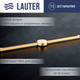 Миниатюра изображения товара Трап для душа Lauter 210103G 1500x15 (золото)