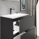 Миниатюра изображения товара Тумба с умывальником Lauter Emma 60 (черный матовый)