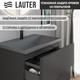 Миниатюра изображения товара Тумба с умывальником Lauter Nelli 70 (антрацит п/мат/бетон)