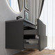Миниатюра изображения товара Тумба с умывальником Lauter Nelli 70 (антрацит п/мат/бетон)