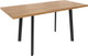 Миниатюра изображения товара Обеденный стол Listvig Angle 120 раздвижной (дуб веллингтон/черный)