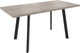 Миниатюра изображения товара Обеденный стол Listvig Фин раздвижной (цемент/черный)