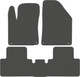 Миниатюра изображения товара Комплект ковриков для авто Alicosta 0378_1_сер для Geely Coolray SX11 I SUV 2023-н.в. (EVA соты, серый)