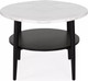Миниатюра изображения товара Журнальный столик Signal Ella B 60x45 (эффект белого мрамора/черный)
