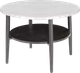 Миниатюра изображения товара Журнальный столик Signal Ella B 60x45 (эффект белого мрамора/черный)