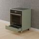 Миниатюра изображения товара Шкаф под духовку Dipriz Малага 1 ящ. №7 без крышки / Д.70159.1 (зеленый самшит)