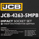 Миниатюра изображения товара Универсальный набор инструментов JCB JCB-4263-5MPB (64920), (26шт)