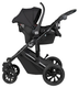 Миниатюра изображения товара Детская универсальная коляска Farfello Molly Pro 3 в 1 MP-2 (черный)