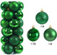 Миниатюра изображения товара Набор шаров новогодних Winter Fun 6403000360I (24шт, зеленый)