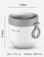 Миниатюра изображения товара Ланч-бокс Sundays Home TBD0604725606 (800мл, белый)