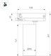 Миниатюра изображения товара Трековый светильник Arlight LGD-GERA-4TR-R90-40W Warm3000 BK 36deg / 055164