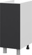 Миниатюра изображения товара Шкаф-стол кухонный SV-мебель Модерн С350 (графит)