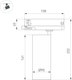 Миниатюра изображения товара Трековый светильник Arlight LGD-GERA-4TR-R90-30W Warm3000 BK 36deg / 055188
